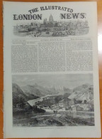 THE ILLUSTRATED LONDON NEWS 1218. AUGUST 22, 1863. RIO DE JANEIRO BRAZIL MADAGASCAR TENEDOS GREECE TURKEY SMYRNA CHICAGO - Other & Unclassified