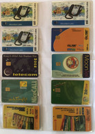 PAKISTAN   : 10 DIFFERENT CARDS AS PICTURED  LOT 18 Moon Telecom , TeleTone, Microtech Labs,... - Pakistán