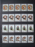 BULGARIA 1994 STOCK 10 SETS 2 SCANS HAMSTER COT 75 € MNH** WWF - Ungebraucht