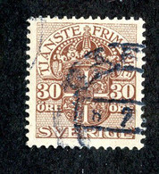 10 Sweden 1912 Scott O53- Mi.42 Used (Offers Welcome!) - Postage Due