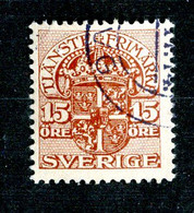 20 Sweden 1912 Scott O50- Mi.39 Used (Offers Welcome!) - Impuestos