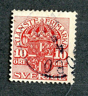 23 Sweden 1910 Scott O33- Mi.22 Used (Offers Welcome!) - Postage Due