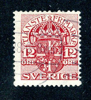 32 Sweden 1918 Scott O49- Mi.38 Used (Offers Welcome!) - Impuestos