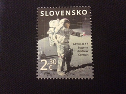 2022 Pofis 782 ** Mission Sur La Lune Apollo 17 Astronaute Slovaque Eugèn Cernan - Nuovi