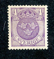 36 Sweden 1910 Scott 69- Mi.59 M* (Offers Welcome!) - Unused Stamps