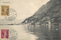 Postcard Switzerland Magadino 1930 Coast Scene - Magadino
