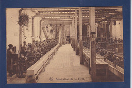 CPA Belgique > Bruxelles > Petits Métiers Fabrication D'allumettes Matches Société AME Voir Dos - Old Professions