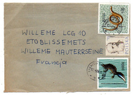 POLOGNE-1966 --lettre  KATOWICE  Pour NANTERRE- 92 (France)..timbres Sur Lettre    , Cachet - Briefe U. Dokumente