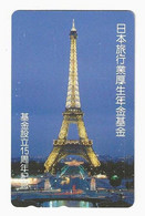 JAPON TELECARTE FRANCE PARIS LA TOUR EIFFEL - Unclassified