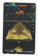 JAPON TELECARTE FRANCE PARIS LA PYRAMIDE DU LOUVRE - Ohne Zuordnung