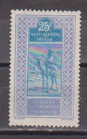 HAUT SENEGAL ET NIGER        N°  YVERT  25   NEUF AVEC CHARNIERES      (CHAR   02/20) - Unused Stamps