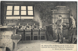 87   CHENI   PRES  ST - YRIEIX  MINES  D' OR   ANALYSE DES MINERAIS  FUSION  ET  COUPELLATION - Limoges