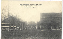 89    CRY  USINE  HYDRAULIQUE  BUNETIER  PERE ET  FILS  FABRIQUE DE  MANCHES D' OUTILS VUE D' UN COTE DES MAGASINS - Autres & Non Classés