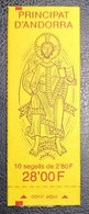 Andorra 1993. Carnet NEUF** (NON OUVERT). Faciale 28f. - Markenheftchen