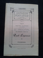 PAUL LOYONNET PIANISTE KLAVIER PIANIST PIANO RECITAL CONCERT PROGRAMME PROGRAM - Programme