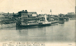 ROYAUME - UNI / UNITED KINGDOM - Newport , Mon : S.S. ALBION At Landing Stage - Monmouthshire