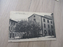 CPA 30 Gard Molières Sur Cèze La Place Café Des Mineurs - Sonstige & Ohne Zuordnung