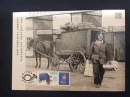 2022 Pofis NL  783 Souvenir Sheet Grande Carte Maximum Jour De La Poste Malle Postale Ancienne - Autres & Non Classés