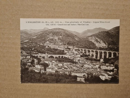 Carte NICE L'Escarene Vue Generale Et Viaduc - L'Escarène