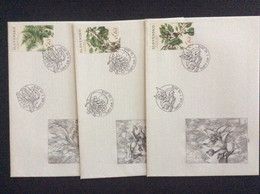 2016 Yvert BF 48 3 FDC Flore Réserve Naturelle De Sûr Bourdaine Aulne Fougère - Covers & Documents