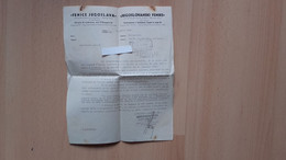 Insurance Company.Fenice Jugoslava/Jugoslovanski Feniks.Ljubljana.1944 - Cheques & Traveler's Cheques