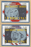 RSM F.lli Nuovi 0462 - San Marino 2011 - "UOMINI NELLO SPAZIO" Serie Di 2v.** - Nuevos