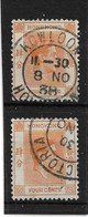 HONG KONG 1938 4c SG 141 PERF 14; 1945 4c SG 142a PERF 14½ X 14 FINE USED Cat £10 - Used Stamps