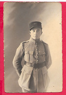 Cpa  Carte Photo Poilus, 117ème Régiment, Militaire - Personajes