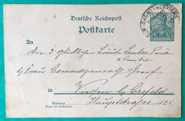 Allemagne, Sur Carte - BAHNPOST COLN (RHEIN) - VERVIERS 1900 - (C634) - Cartas & Documentos