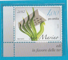 RSM F.lli Nuovi 0466 - San Marino 2012 - "PRO EMILIA" 1v.** - - Unused Stamps