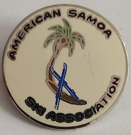 American Samoa SKI Federation Association Union Skiing, broken Needle PIN A7/5 - Sports D'hiver