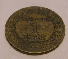 Chambre De Commerce Et D'Industrie - Bon Pour 1 Franc - 1924 - 4 "ouvert" - Other & Unclassified