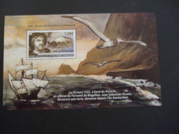 TAAF 2022. 500 Years Of The Discovery Of Amsterdam Island (MNH OG) S/S. (S06-150) - Nuevos
