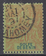 GOLFE DU BENIN : GROUPE 20c BRIQUE S VERT N° 26 OBLITERATION CHOISIE - Used Stamps