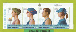 RSM F.lli Nuovi 0466A - San Marino 2012 - "GIOCHI DELLA XXX OLIMPIADE, LONDRA" Striscia Con 4v.** Da Mini Foglio - Unused Stamps