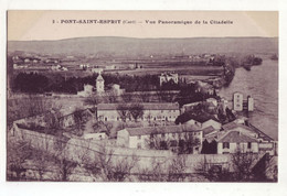 France - Gard - Pont Saint Esprit - Vue Panoramique De La Citadelle – 4037 - Pont-Saint-Esprit