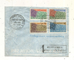 FDC, Premier Jour, VIET - NAM , SAIGON, 26-10-59, 4 Timbres, Developpement Communautaire - Vietnam