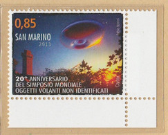 RSM F.lli Nuovi 0474 - San Marino 2013 - "Ann. Simposio OGGETTI VOLANTI" 1v.** - Unused Stamps