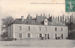 CPA FRANCE - 37 - SAVIGNE SUR LATHAN - Hôtel De La Cour - A Gadin éditeur - Sonstige & Ohne Zuordnung