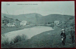 CPA 1908 Coo, Stavelot, L'amblève En Amont De La Cascade - Cachet Etoile, Relais Muysen-Lez-Malines, Anvers - Stavelot