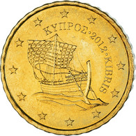 Chypre, 10 Euro Cent, 2012, SUP, Laiton, KM:81 - Zypern