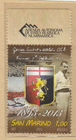 RSM F.lli Nuovi 0479 - San Marino 2013 - "GENOVA CRIKET" 1v.** - Unused Stamps