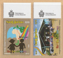 RSM F.lli Nuovi 0482 - San Marino 2013 - "MALAWI" Serie Di 2v.** - Neufs