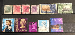 Lot De 11 Timbres Oblitérés Hong Kong - Sonstige & Ohne Zuordnung