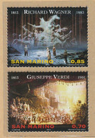 RSM F.lli Nuovi 0483 - San Marino 2013 - "VERDI E WAGNER" Serie Di 2v.** - Nuovi