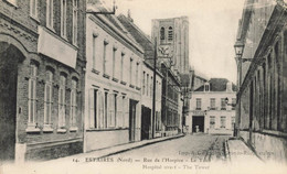 Estaires * Rue De L'hospice Et La Tour * Commerce Magasin De Toiles - Autres & Non Classés