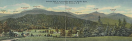 Double Post Card Panoramic View Of The Presidential Range From Glen House Pinkham Notch, White Mountains, N. H. - White Mountains