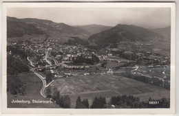 C3313) JUDENBURG - Steiermark - Häuser Brücken Felder Häuser Von Oben ALT - Judenburg