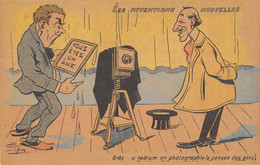 CPA ILLUSTRATEUR SIGNE G.DE LION LES INVENTIONS NOUVELLES RADIUM - Altri & Non Classificati