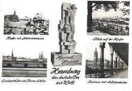 Germany & Marcofilia, Hamburg, Das Tor Zur Welt, Multi, Lisboa 1951 (32) - Souvenir De...